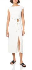 Vestido midi plisado para mujer Trina Turk talla 4 venta al por menor $298