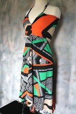 Vestido de verano para mujer estilo bohemio 'Ojo de sabiduría' talla M nuevo con etiqueta Woodstock, NY