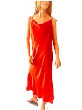 Vestido largo tejido naranja Forever 21 naranja talla: 1x nuevo con etiquetas