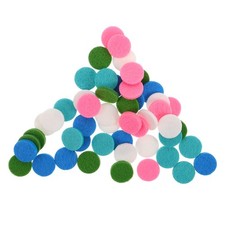 100 Pcs Oil Perfumes Refill Tablets Jewelry Pads Diffuser Necklace