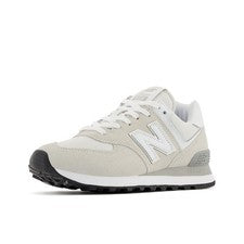 Zapatilla deportiva New Balance 574 Core para mujer, gris/blanco, 6,5