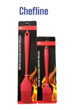 Cepillo de pastelería rojo silicona hornear barbacoa aceite pastelería utensilios 21 cm 28 cm