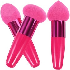 3 Piezas Herramienta de Maquillaje de Belleza Pincel de Maquillaje Pincel de Base