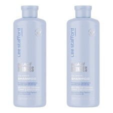 Lee Stafford Bleach Blondes Acondicionador 500 ml Premium Cuidado del Cabello Pack de 2