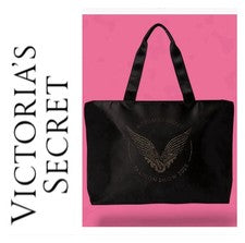 NUEVO Bolso de Mano Victoria’s Secret Fashion Show 2025 Logo Estrás Negro