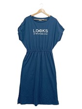 Vestido de verano LOOKS Wolfgang Joop talla 36 azul oscuro