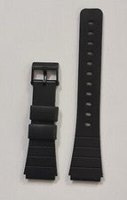 Correa de reloj para Casio EXW-50, resina, negra, nueva