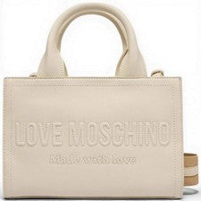 Moda Love Moschino Bolsa GRS Mujer Marfil Sintético