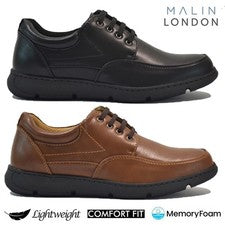 ZAPATOS INFORMALES CÓMODOS FORMALES CON CORDONES LIGEROS DE ESPUMA VISCOELÁSTICA PARA HOMBRES TALLA