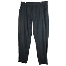 Pantalones de chándal Public Rec para hombre 38x32 negros elásticos de viaje atléticos cremallera al tobillo nuevos sin 
