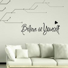 Vinilo Letras Pared Adhesivo Citas Inspiradoras Calcomanía 56x20 cm Para Decoración del Hogar