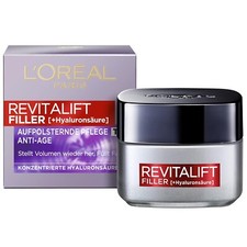2 uds L'Oréal Paris Revitalift Filler + ácido hialurónico cuidado de día antiedad (2 x 50 ml)