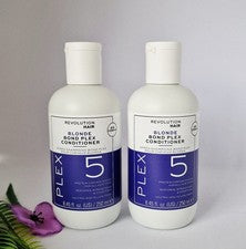 Paquete de 2 acondicionadores Revolution Haircare London Blonde Plex 5 Bond Plex 250 ml ea