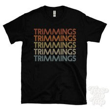 CAMISETA ESTILO RETRO REPETIDO ADORNOS Hombre y Mujer Novedad Genial Nombre Regalo