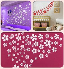 73 pegatinas de vinilo de pared pegatinas de flores hágalo usted mismo calcomanía de pared decoración del hogar ALTA CAL