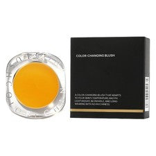 Rubor descolorido antiadherente que cambia de color cosmético para mujer 2 piezas colorete