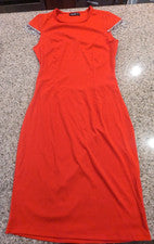 Vestido ceñido al cuerpo Chicme para mujer manga corta diseño borla estrás rojo talla M 6