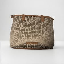 Tommy Hilfiger Mujer Cartera Nuevo con Etiquetas Marrón Bolso de Hombro Cartera Bolso de Mano