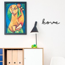 1 pieza Bonita Palabra de Pared Escultura Letra Decoración de Pared Única Hogar Colgante Decoración