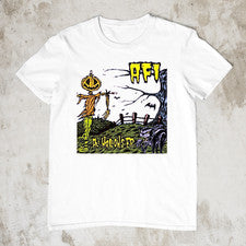 Nueva Camiseta AFI All Hallow's Blanca Unisex Camiseta Todas las Tallas S a 5XL