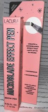 Pluma de cejas efecto microblade Aldi Lacura ~ MARRÓN OSCURO ~ larga duración, impermeable nueva en caja
