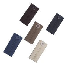 Paquete de 5 extensores de cintura, estilo botón, multicolor, para pantalones, pantalones, faldas