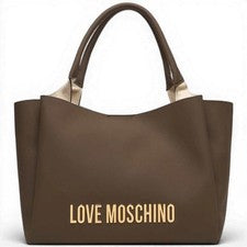 Moda Love Moschino Bolsa Grs Mujer Fango En Sintético