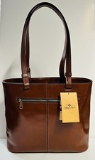 Bolso de Hombro Patricia Nash para Mujer Patricia Nash Braden Bolso de Cuero Marrón Nuevo con Etiquetas