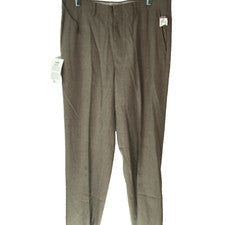Pantalones de vestir grises de ajuste regular de pierna recta frente plano Farah para hombre talla 34 X34