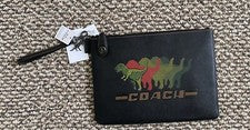 BOLSA COACH NUEVA CON ETIQUETAS NEGRA/MULTI REXY CUERO GRANDE CON BLOQUEO GIRATORIO 30 68249