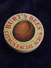 Exfoliante facial cítrico Burt's Bees tarro de 0,25 oz TOTALMENTE NUEVO cuidado de la piel descontinuado