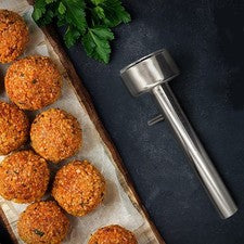 Pala Falafel Acero Inoxidable Albóndiga para Cocina 13,5x4,2x1,5 cm