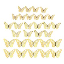 24 pegatinas de papel ahuecadas pegatinas para decoración del hogar pegatinas de pared decoración