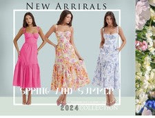 Vestido estampado floral microelasticidad sin mangas cuello cuadrado moda hoi