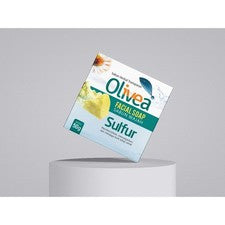 Olivea Azufre Jabón Facial 50g Cuidado de la Piel Natural Aroma Orgánico Barr...