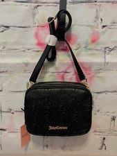 Nuevo Bolso Bandolera Negro Juicy Couture Cartera Bolso de Mano Regaliz Cámara