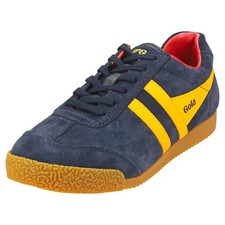 Zapatillas clásicas Gola Harrier para mujer en rojo sol azul marino - 8 EE. UU.