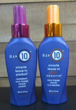 It's a 10 Haircare Miracle Leave-In Product O Leave in Keratin -2 paquetes de 4 oz cada uno