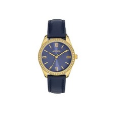 Adora Trends Reloj de Dama Correa Cuero Análogo Carcasa Acero Inoxidable 5 BAR