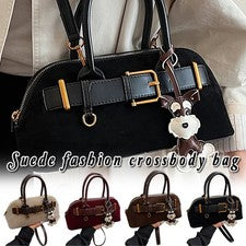 Bolso de Mano de Gamuza para Mujer Moda Simple Gran Capacidad Bolso de Hombro Bandolera Bolsos.
