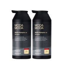 Champú MODAMODA Zero Gris Negro 10 Oscurecimiento Gris Cabello y Pérdida de Cabello Cuidado 300gx2ea