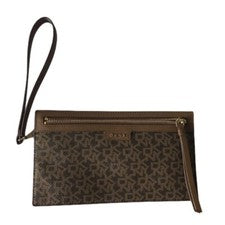 Bolso clutch grande de muñeca DKNY con logotipo Vela para mujer