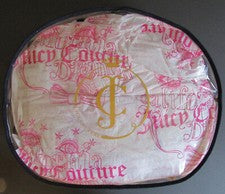 Bolso de Viaje Juicy Couture Transparente Cremallera Bolso sin asas Accesorios Cosméticos Seguridad Nuevo
