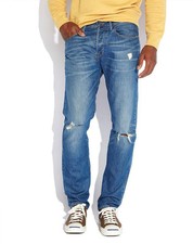 Pantalones de mezclilla Lucky Brand 121 Heritage HECHOS EN EE. UU. Para hombre ajustados 32x32 NUEVO