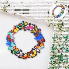 Decoración colgante de pared mariposas decoración hogar metal creativo