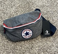 Riñonera Bandolera Converse All Star Chuck Taylor Blanca Gris Jaspeado Talla L