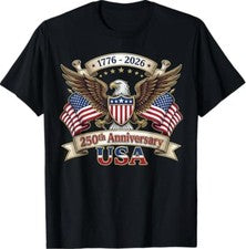 Camiseta 250 Años Americana 250 4 de Julio Aniversario 1776-2026