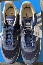 MENOS DE LA MITAD DE PRECIO Adidas La Trainer Lux Night Indigo Reino Unido 9,5 Nuevo en caja 89,99 GBP RRP