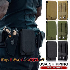 Funda táctica para teléfono celular Molle funda militar funda cintura bolsa para teléfono inteligente