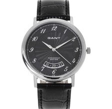 Reloj analógico de cuero GANT - negro